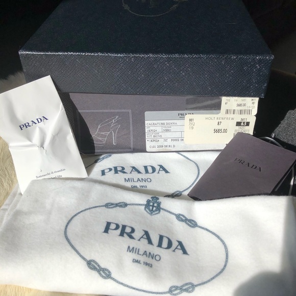 Prada Calzature Donna High Heel Sandals 36.5 - Picture 7 of 8